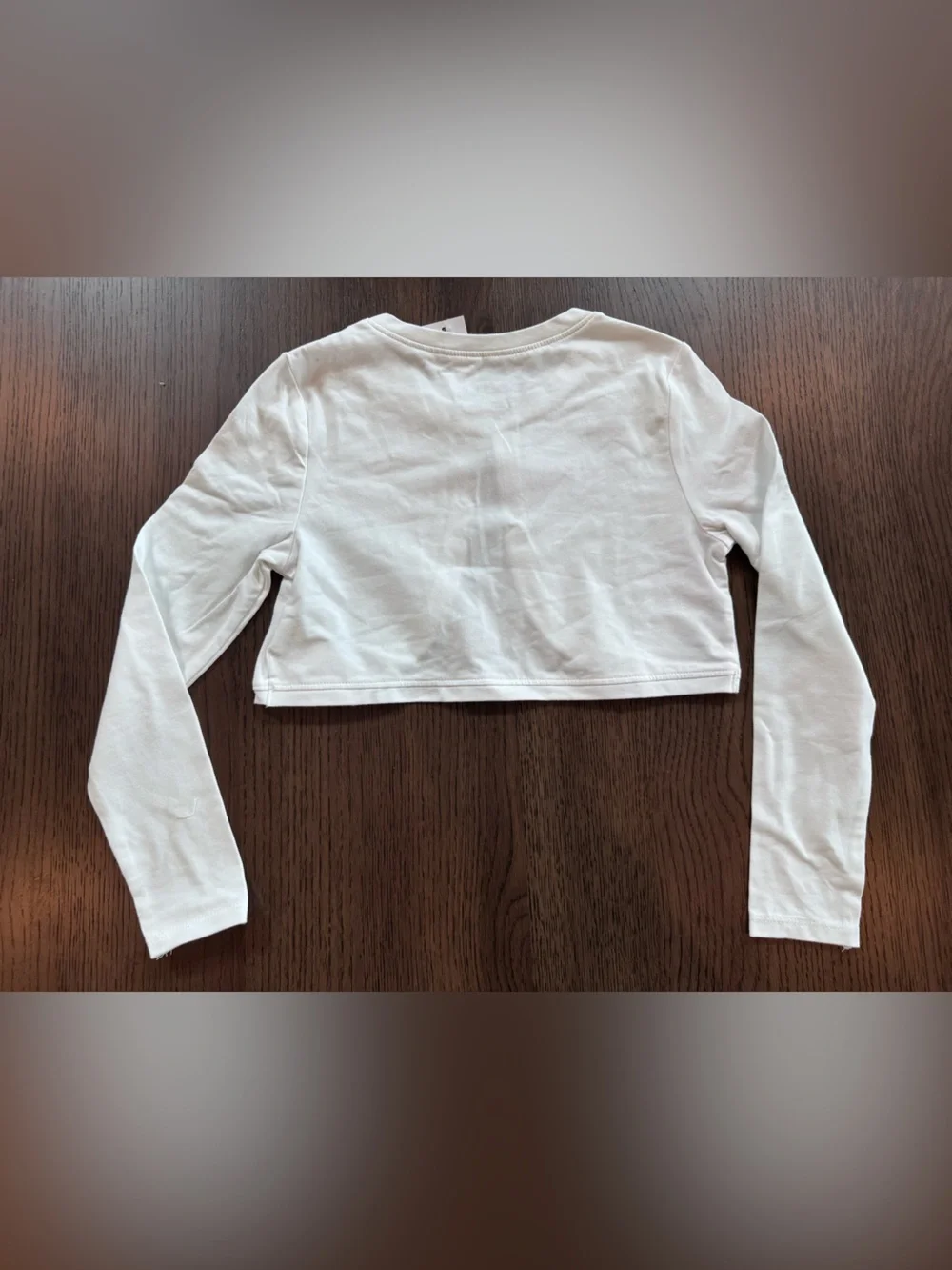 NWT The Children's Place White Girls Cropped Bolero - Small 5/6